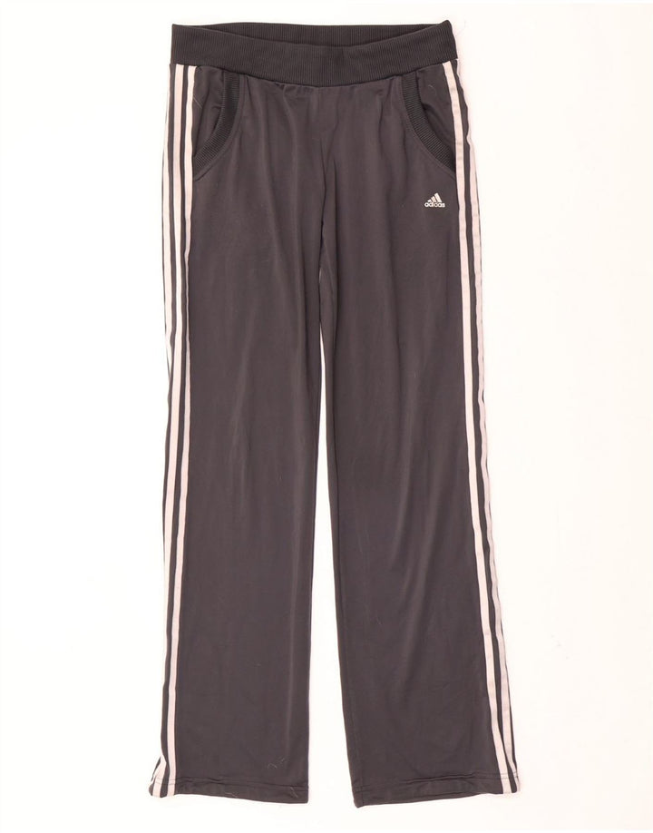 Calças de treino femininas ADIDAS UK 12 poliéster cinza médio