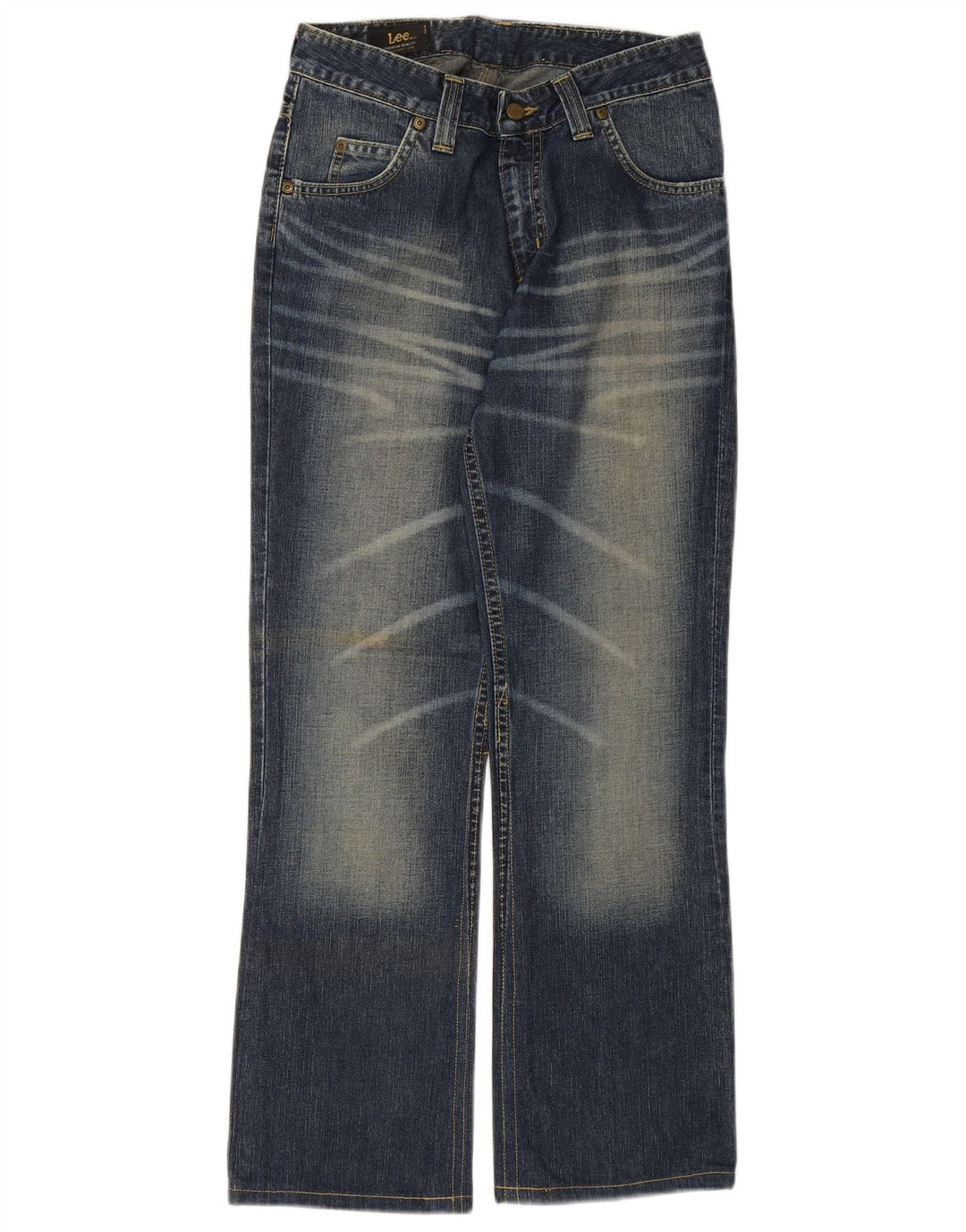 Calça jeans feminina LEE Felton Flared W29 L29 azul algodão