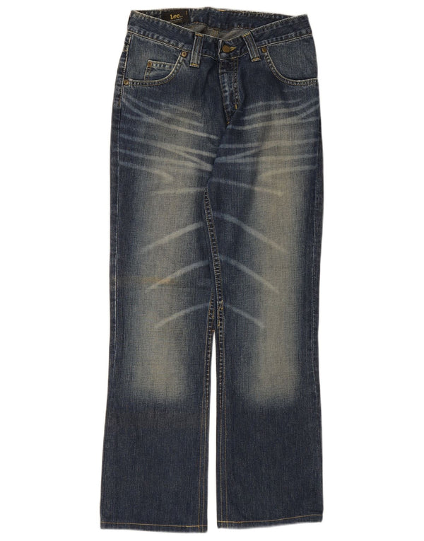 Calça jeans feminina LEE Felton Flared W29 L29 azul algodão