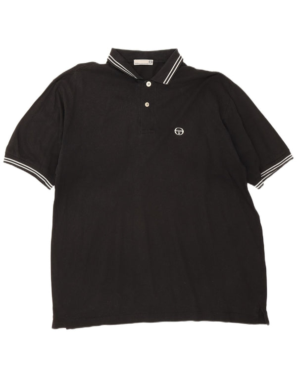 Camisa pólo masculina Sergio Tacchini 2XL preta