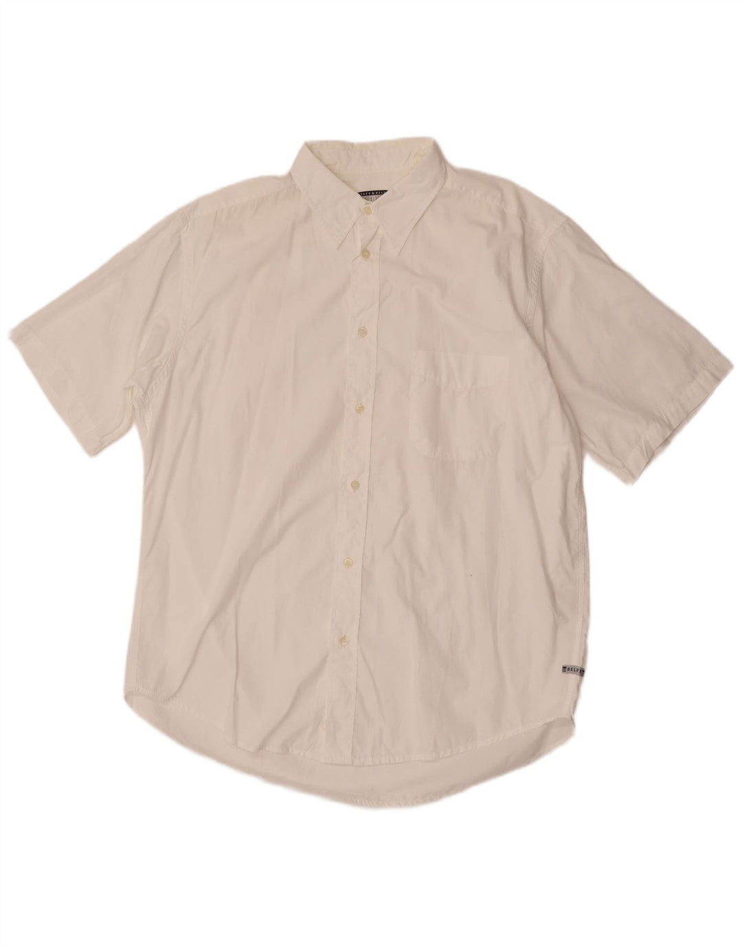 Camisa masculina de manga curta BELFE & BELFE 2XL algodão branco