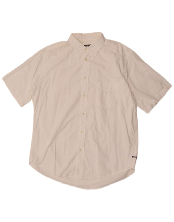 Camisa masculina de manga curta BELFE & BELFE 2XL algodão branco