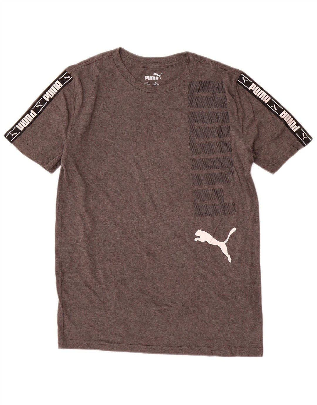 Camiseta PUMA Meninos Graphic 14-15 Anos Grande Cinza