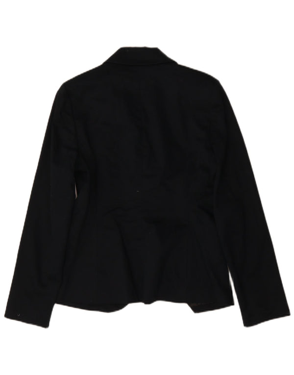 Jaqueta blazer feminina Gap com 1 botão EUA 6 algodão azul marinho médio