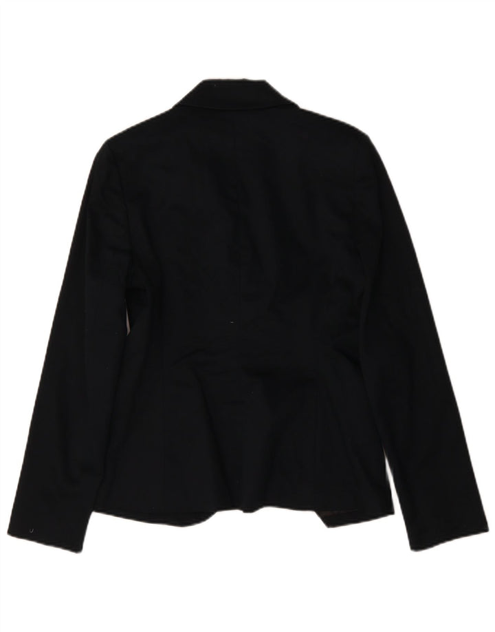 Jaqueta blazer feminina Gap com 1 botão EUA 6 algodão azul marinho médio