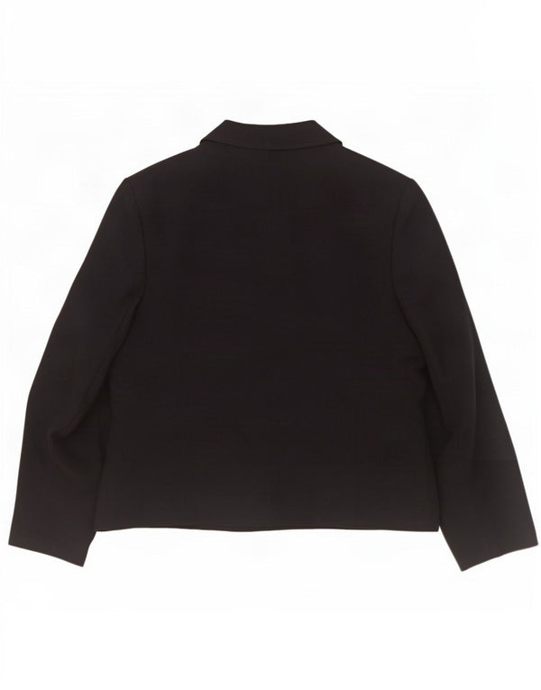 Jaqueta Blazer Marks & Spencer Feminina St. Michael 4 Botões Reino Unido 16 Grande Preto