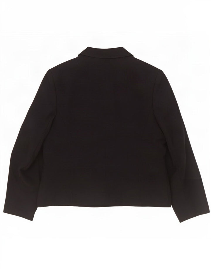 Jaqueta Blazer Marks & Spencer Feminina St. Michael 4 Botões Reino Unido 16 Grande Preto