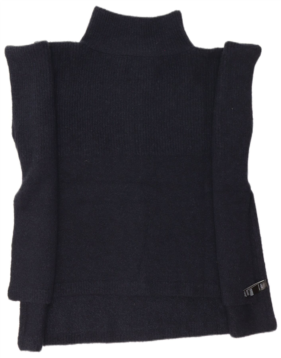 Suéter poncho feminino Marks & Spencer tamanho único azul marinho poliéster