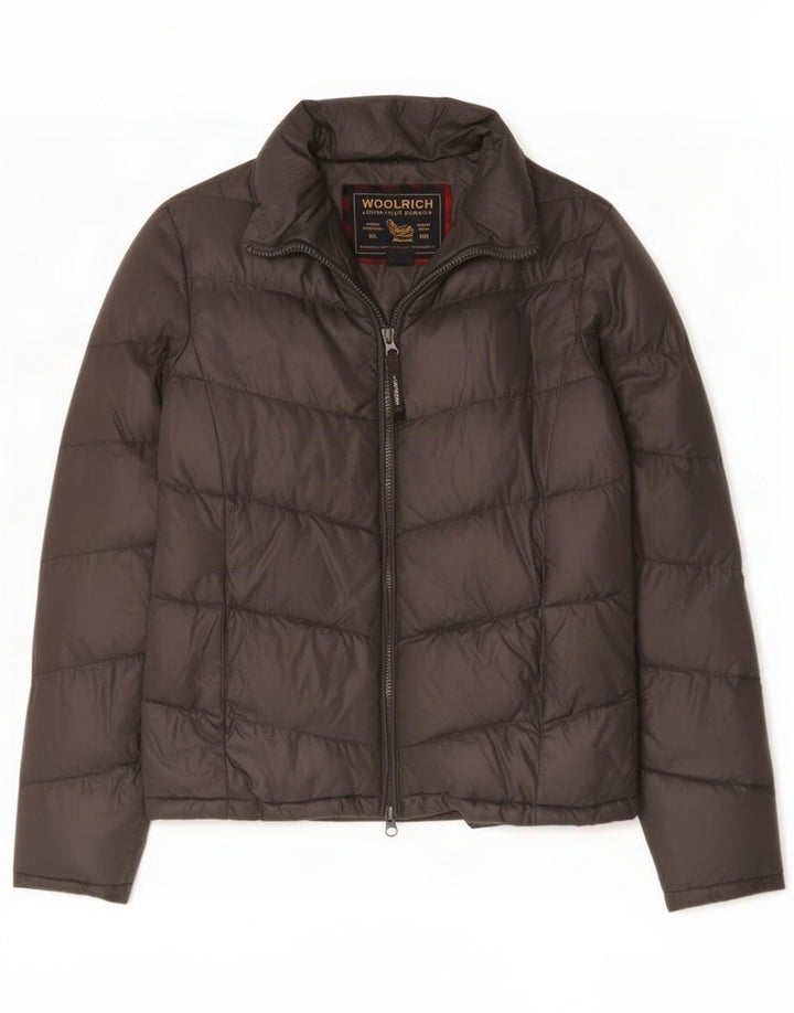 Jaqueta acolchoada feminina Woolrich UK 14 cinza médio