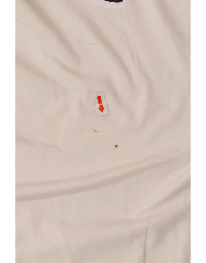 Camiseta gráfica masculina KAPPA Top XL algodão branco