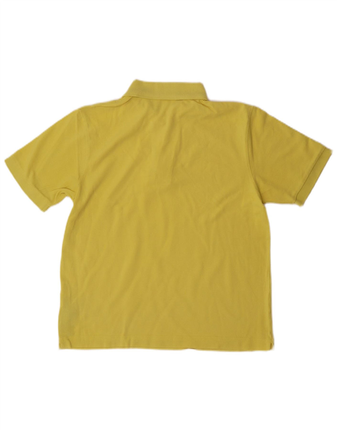 Camisa polo masculina Kappa pequena algodão amarelo