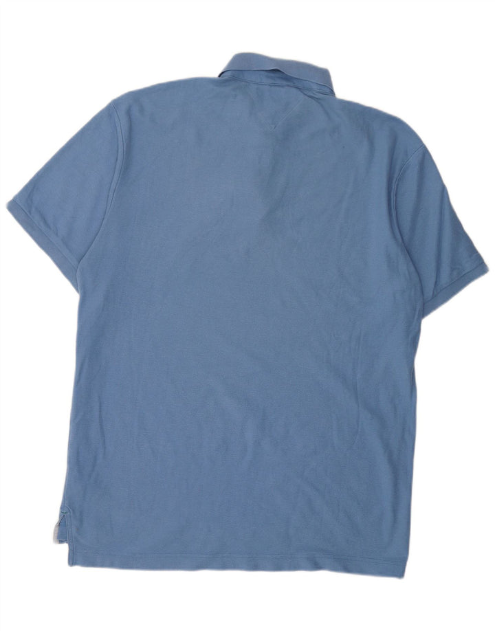 Camisa polo masculina TOMMY HILFIGER XL algodão azul