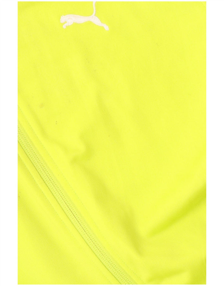 Casaco de treino PUMA Boys 15-16 anos verde colorblock poliéster