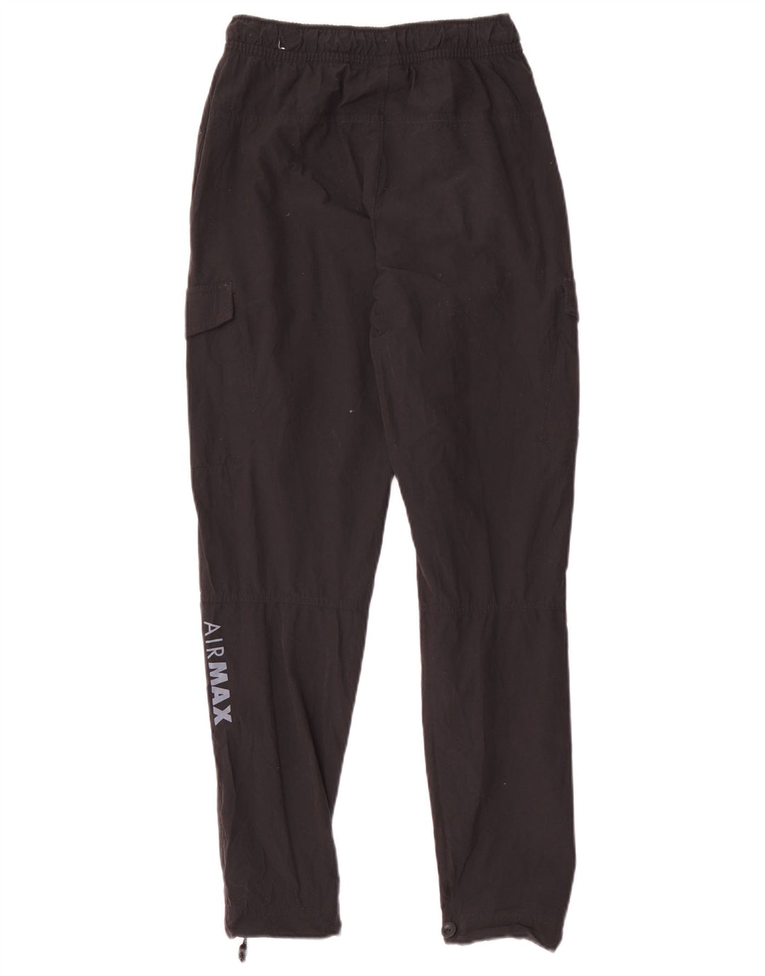 Nike Mens Cargo Calças de treino pequenas pretas de nylon