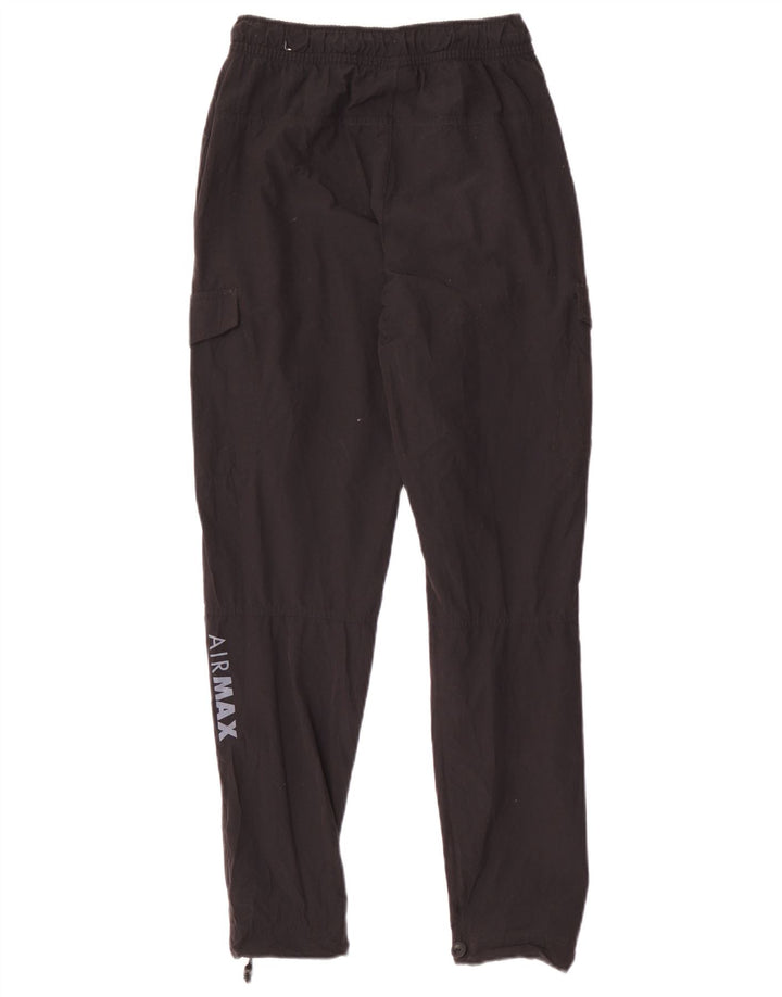 Nike Mens Cargo Calças de treino pequenas pretas de nylon