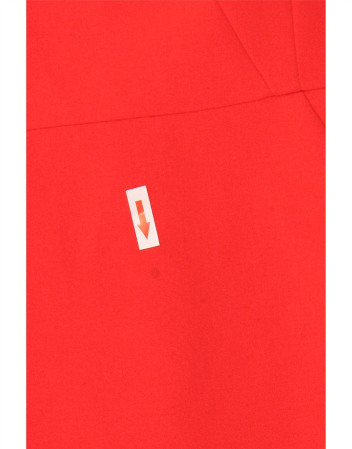 L.K. Vestido feminino Bennett com bainha UK 14 poliéster vermelho médio