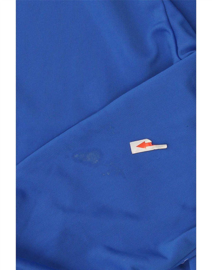Adidas Mens Tracksuit Top Jacket UK 38/40 Médio Azul Colourblock Poliéster