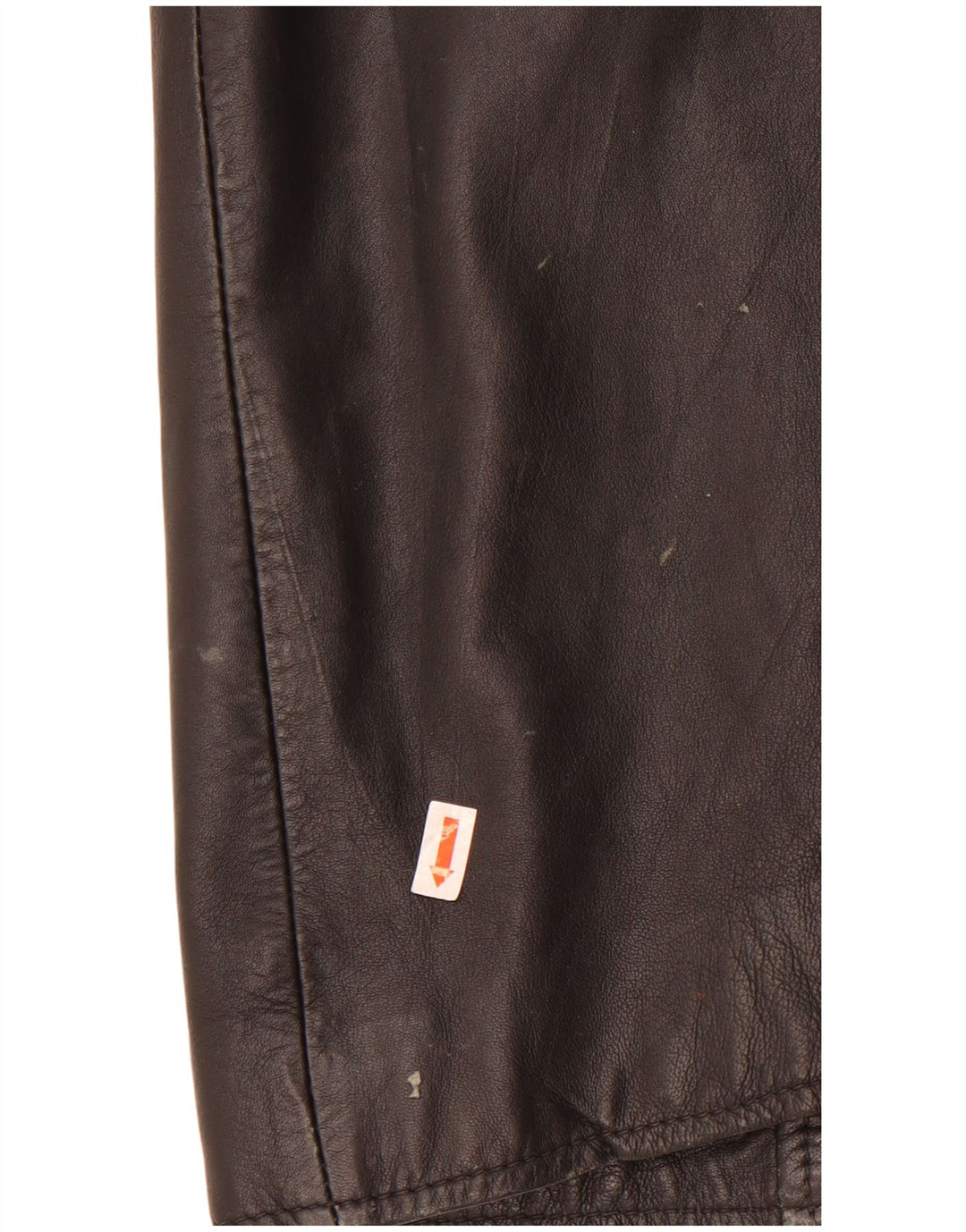 Casaco de couro feminino Gipsy UK 12 marrom médio