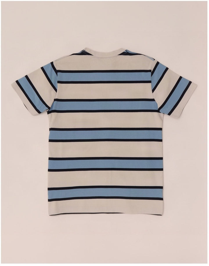 Ellesse Camiseta Masculina Top Pequeno Listrado Branco