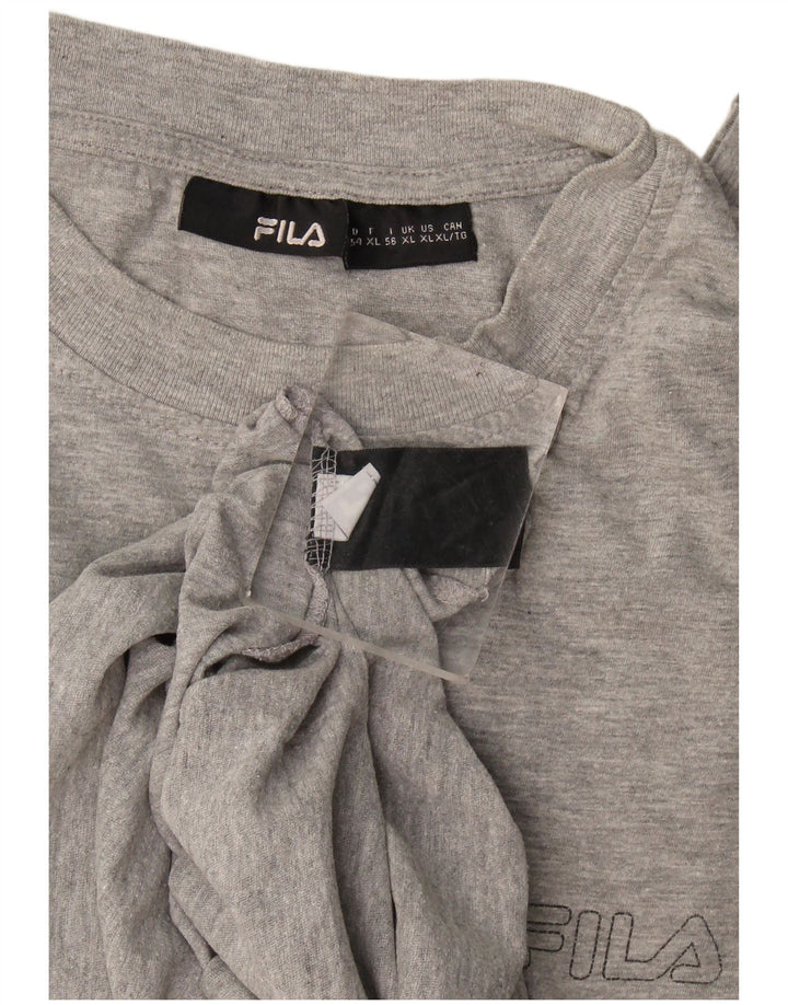 Camiseta masculina Fila XL cinza