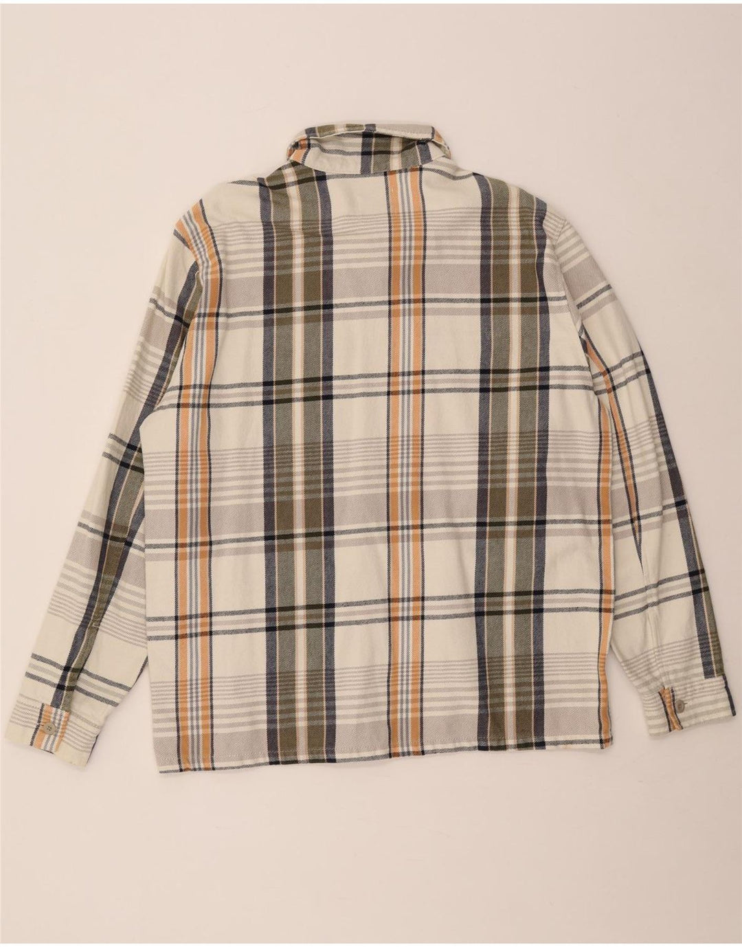 Camisa masculina de flanela Zara XL algodão xadrez multicolorido