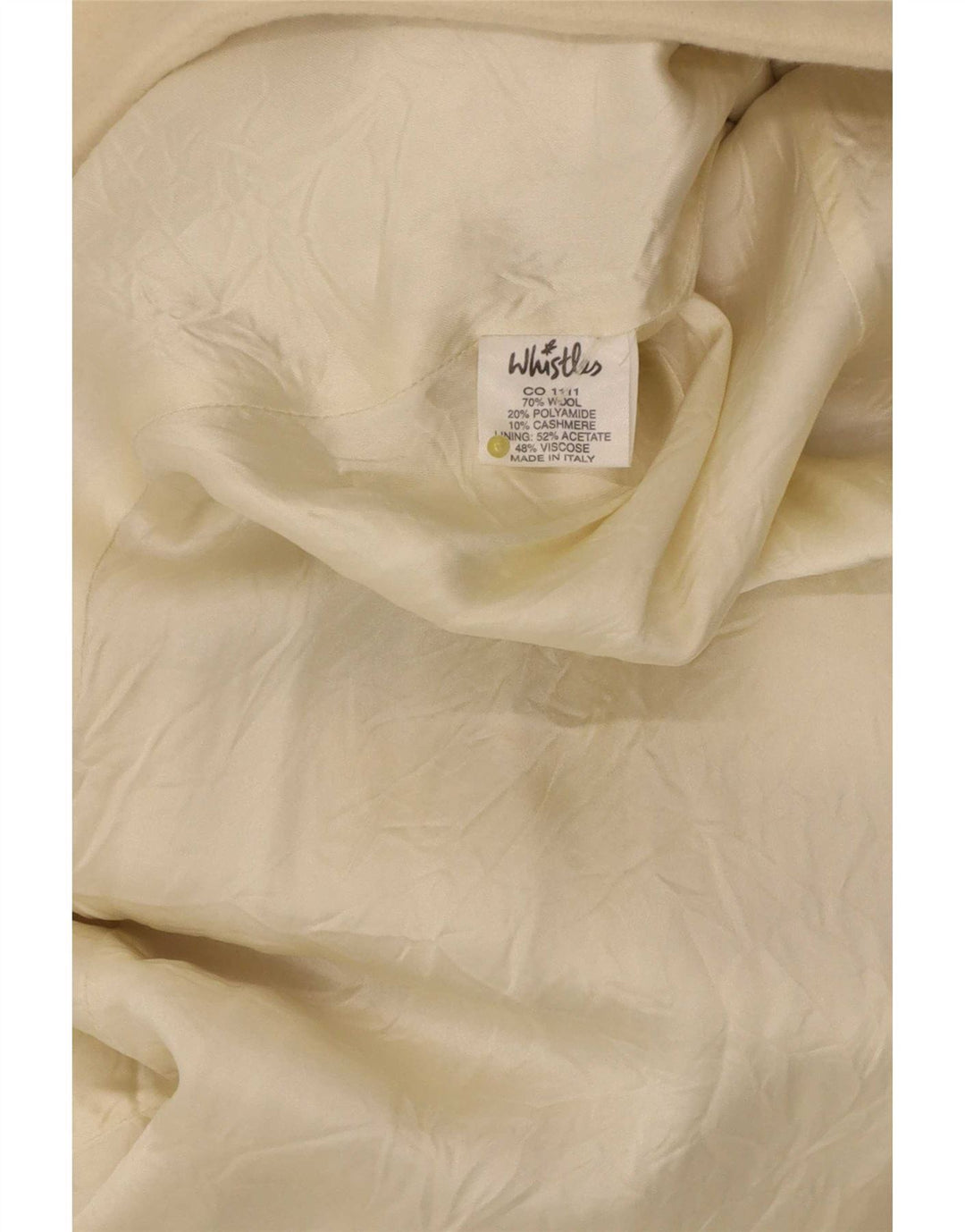 Casaco impermeável feminino de ajuste regular Whistler Reino Unido 14 médio off white lã