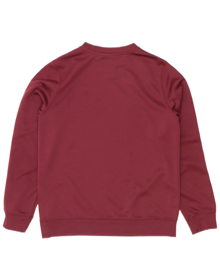 Moletom gráfico Nike Boys Jumper 12-13 anos grande marrom colorblock