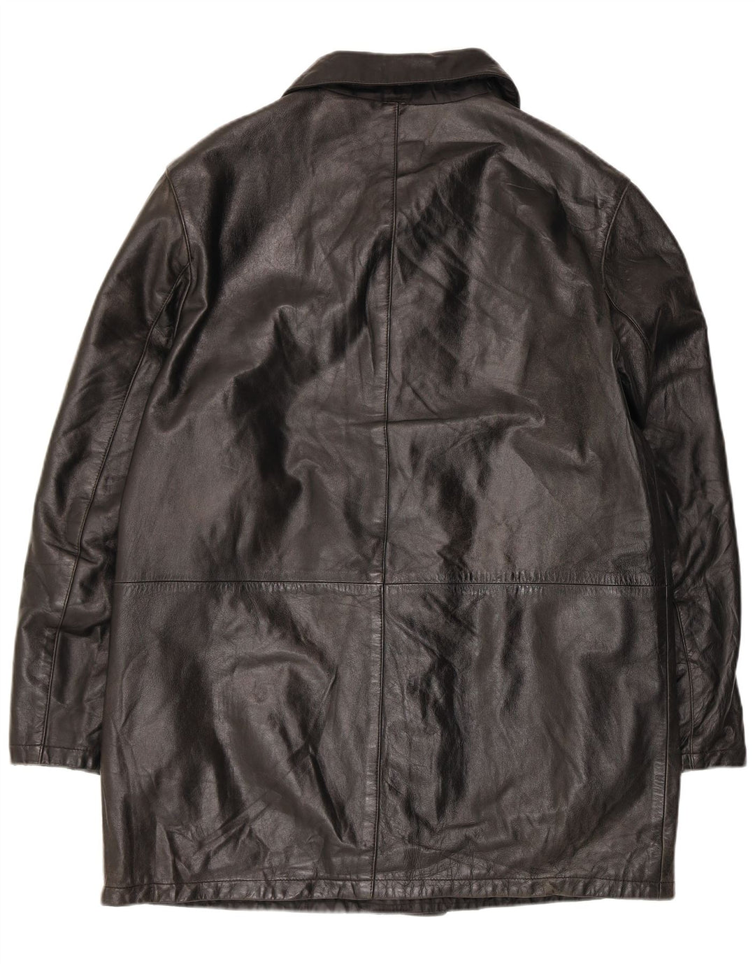 Casaco de couro masculino Dibi IT 50 grande couro preto