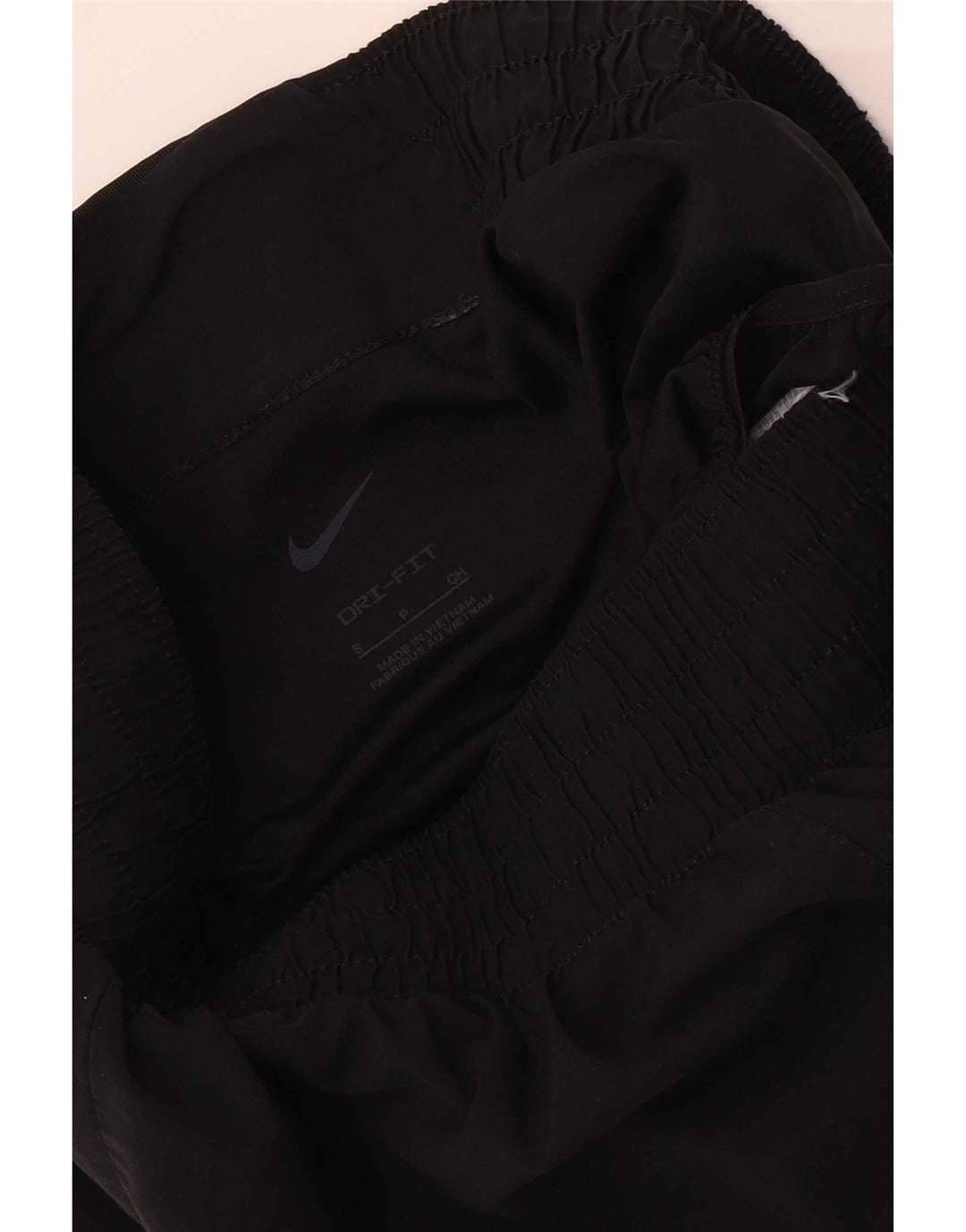 Shorts esportivos gráficos femininos Nike UK 10 pequenos poliéster preto