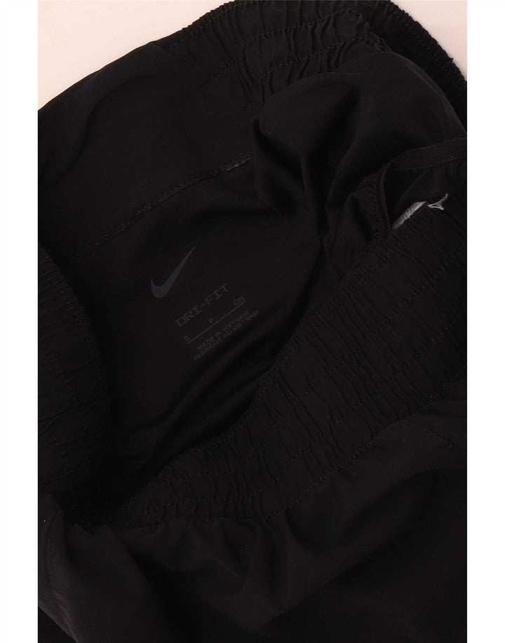 Shorts esportivos gráficos femininos Nike UK 10 pequenos poliéster preto