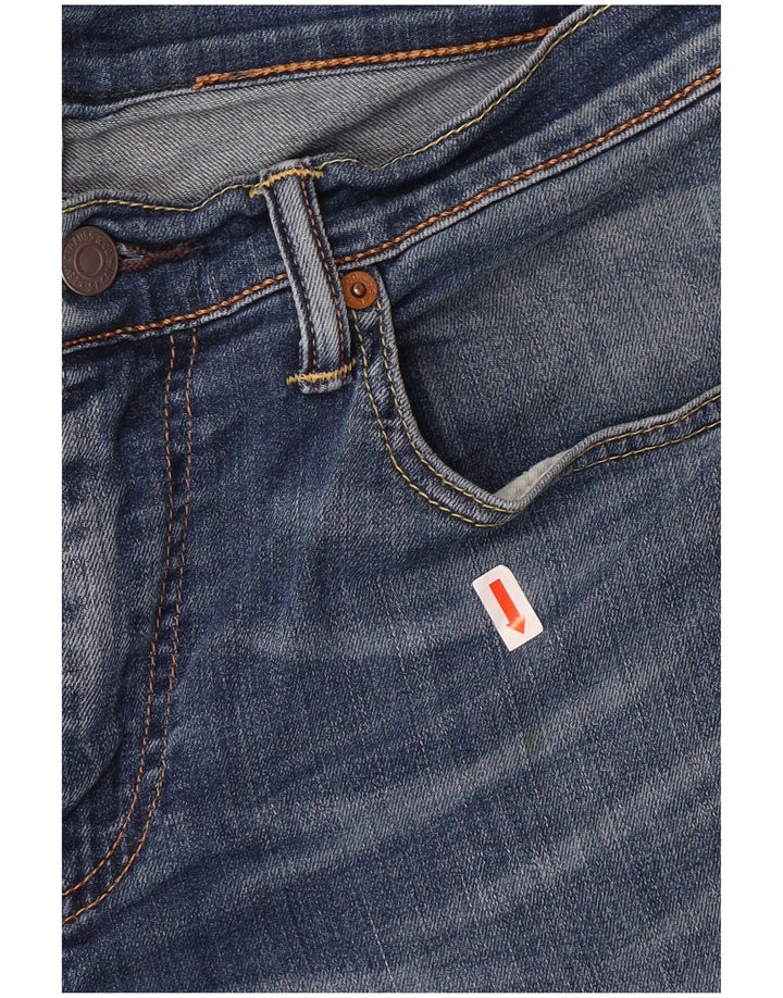 LEVI'S Masculino 511 Shorts Jeans W32 Médio Azul Algodão