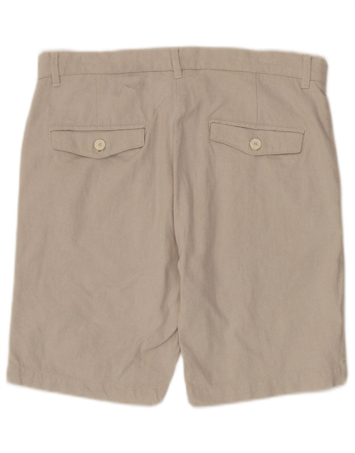 Zara Mens Chino Shorts EU 40 Médio W31 Bege