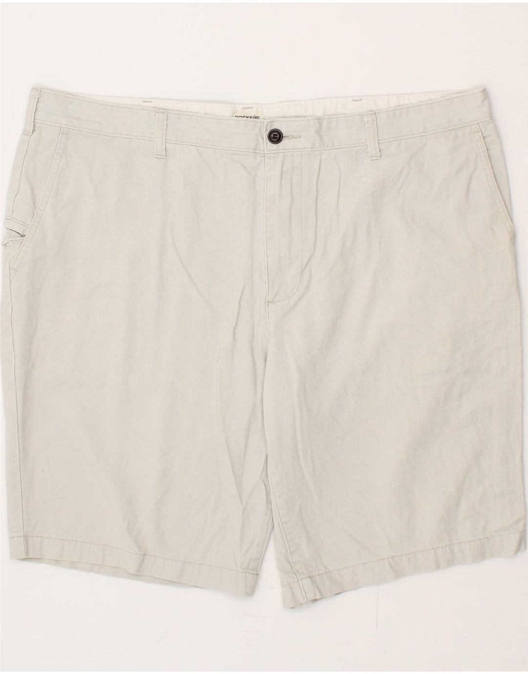 DOCKERS Mens Cargo Shorts W40 2XL White Cotton Vintage Dockers and Second-Hand Dockers from Messina Hembry 