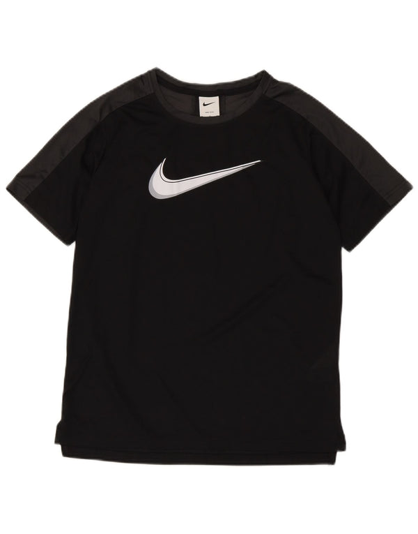 Camiseta Nike Boys Dri Fit Graphic Top 13-14 Anos XL Preto Colorblock