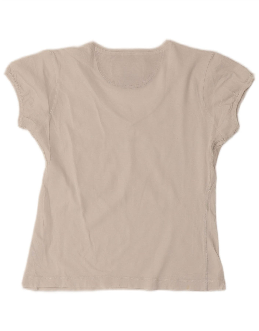 Camiseta feminina Champion Heritage Classics Crop Top UK 12 Médio Branco