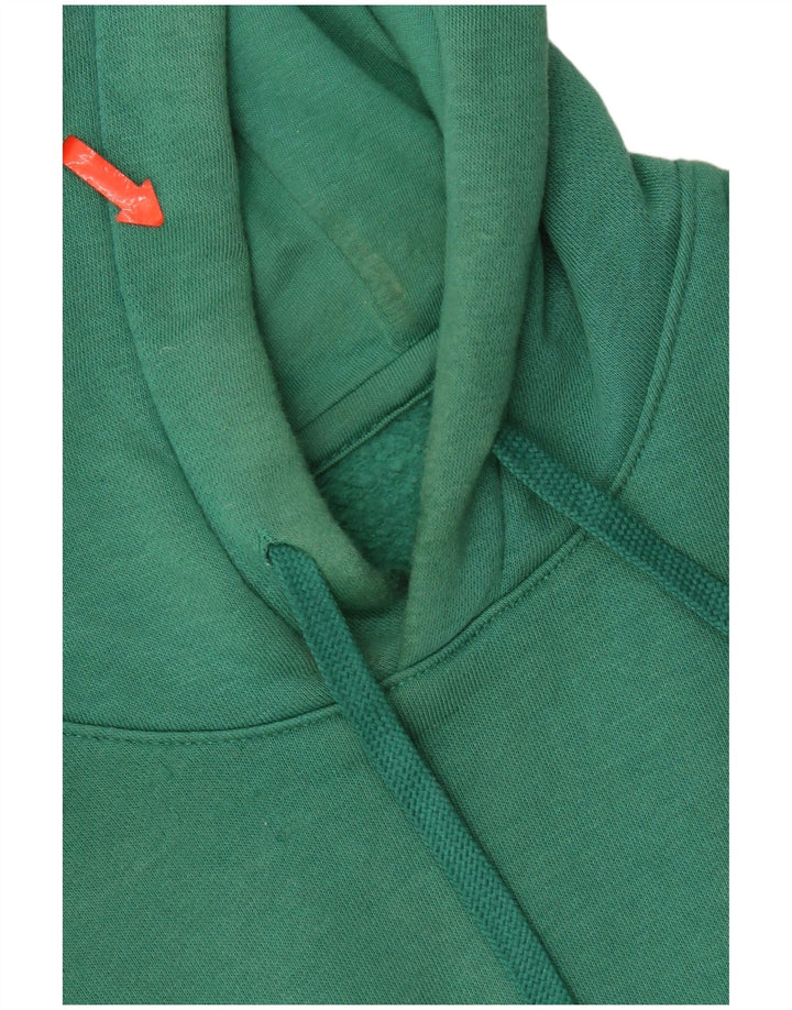 Nike Mens Hoodie Jumper Médio Algodão Verde