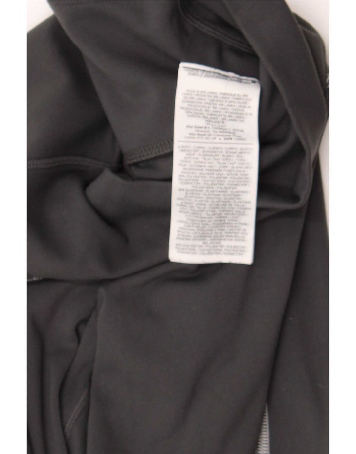 Leggings Nike Dri Fit Crop Femininas UK 12 Médio Preto Poliéster