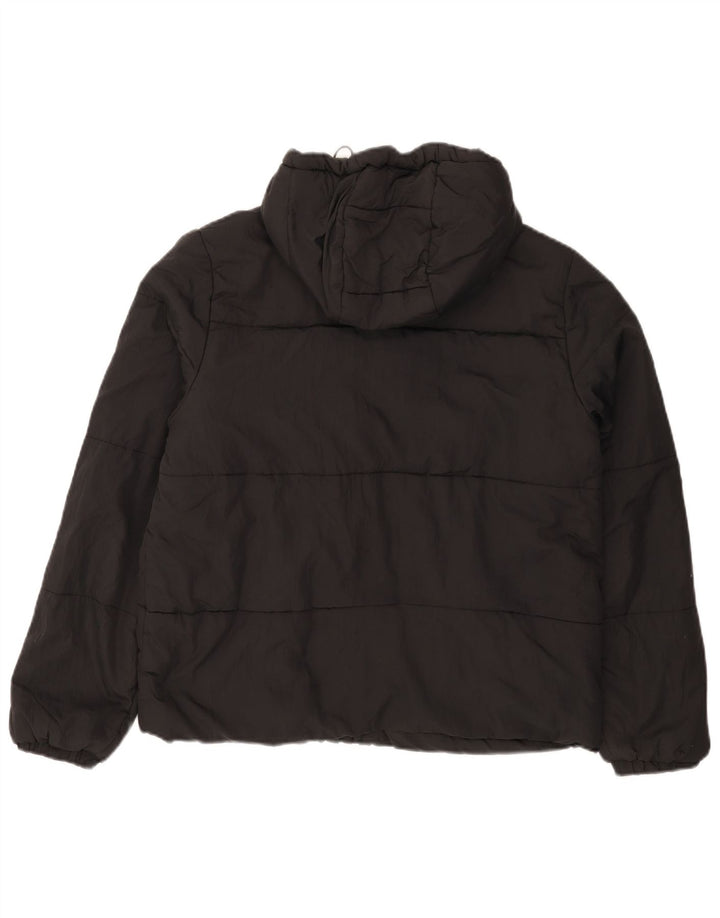 Jaqueta masculina acolchoada com capuz Billabong UK 38 nylon preto médio