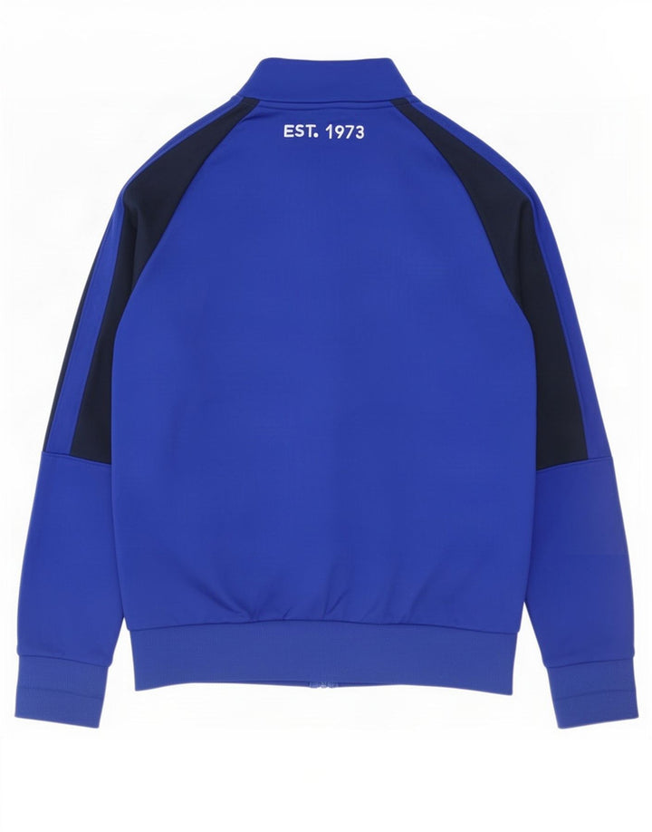 Jaqueta New Balance Mens Graphic Tracksuit Top Azul Médio Colorblock