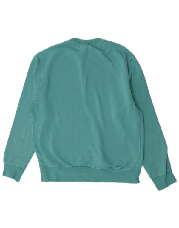 Nike Mens Moletom Jumper Médio Algodão Turquesa