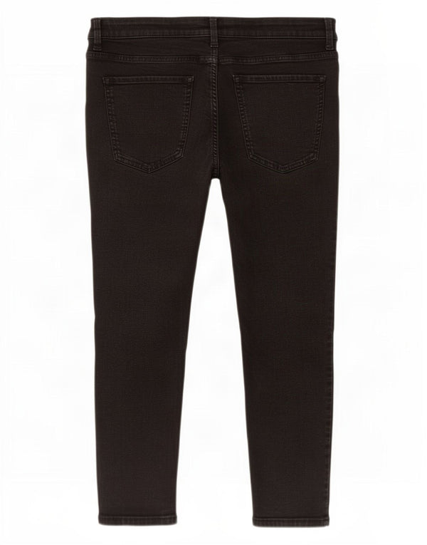 Calça jeans feminina Marks & Spencer The Ivy Crop skinny UK 18 XL W34 L26 preta