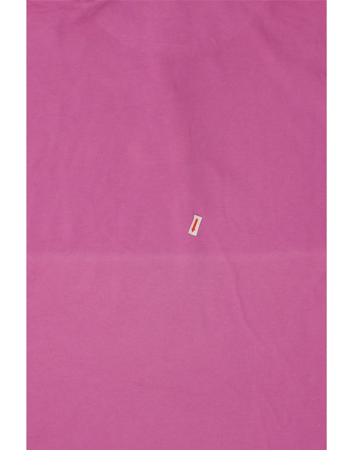TRUSSARDI Mens Polo Shirt XL Purple Cotton Vintage Trussardi and Second-Hand Trussardi from Messina Hembry 