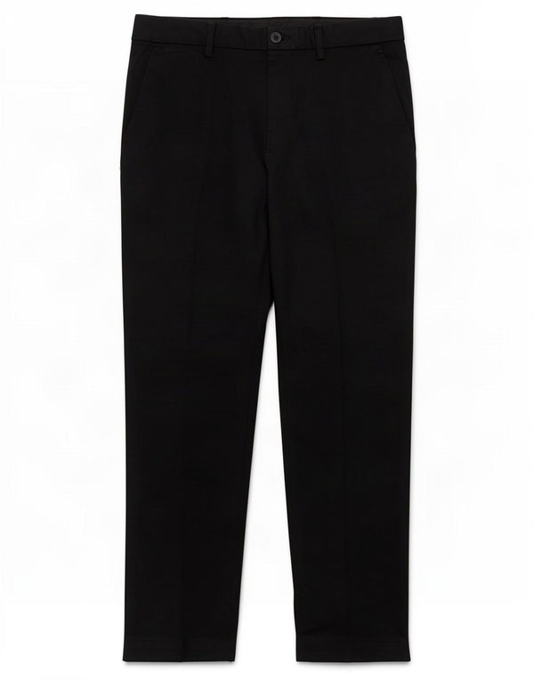 Calça casual masculina Marks & Spencer Slim Fit W32 L29 poliéster preto