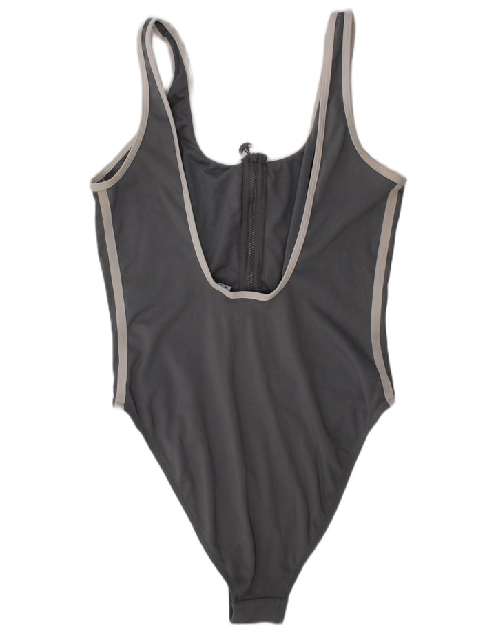 Adidas Womens Swimwear UK 12 Médio Cinza Poliéster Esportes