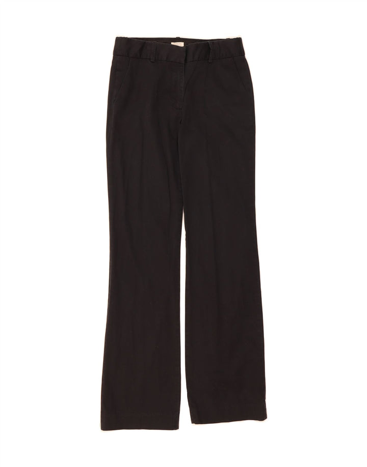 J. CREW Womens Stretch Bootcut Chino Trousers US 2 XS W30 L32 Black Cotton Vintage J. Crew and Second-Hand J. Crew from Messina Hembry 
