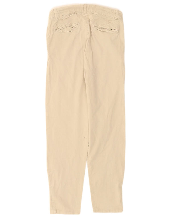 Zara Calças Chino Retas Meninas 11-12 Anos W24 L25 Bege