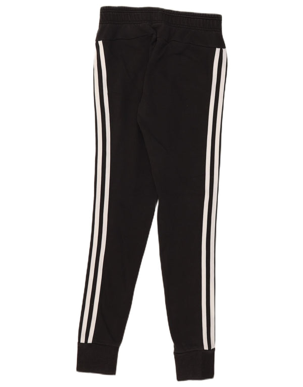 Calças de treino femininas Adidas Joggers UK 4/6 XS algodão preto