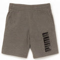 Shorts esportivos gráficos Puma Boys 9-10 anos algodão cinza