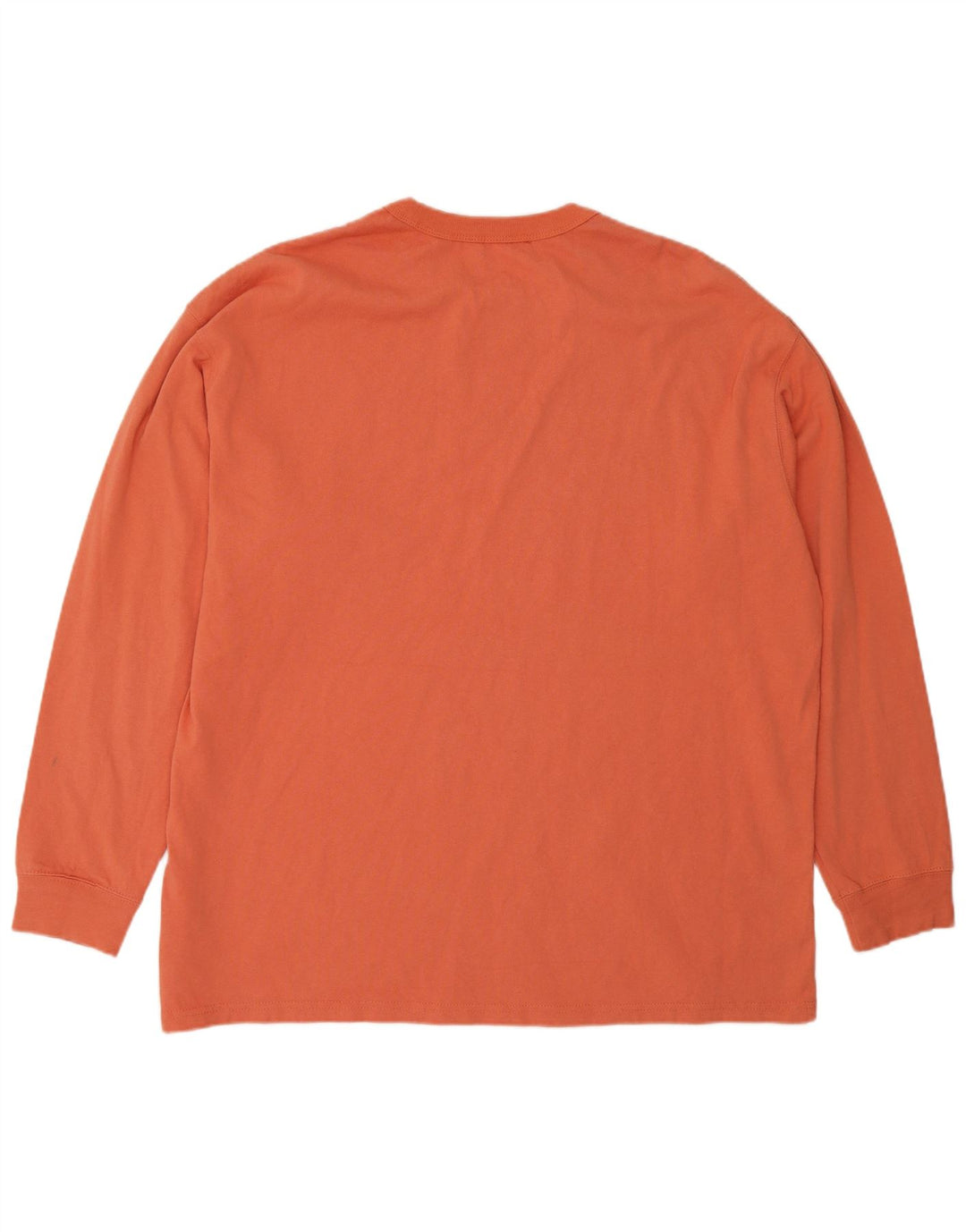 Nike Mens Loose Fit Top Manga Longa XL Laranja Algodão