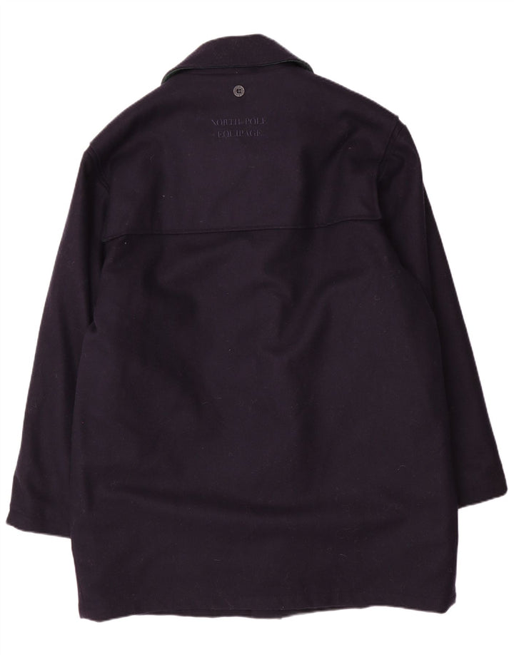 Casaco Duffle Masculino NORTH POLE Reino Unido 40 Grande Lã Azul Marinho